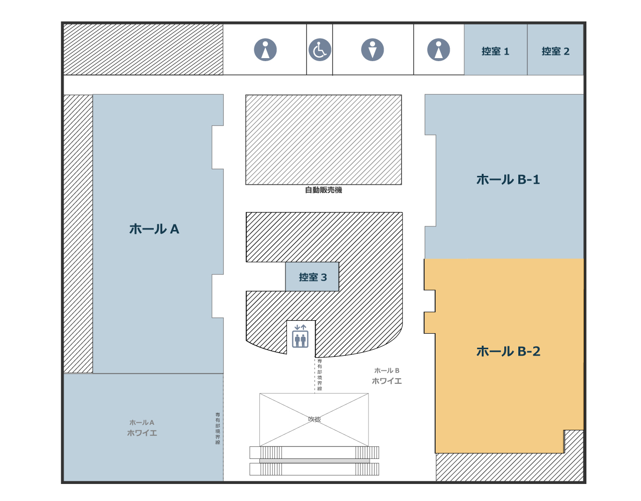 ホールB2-floormap