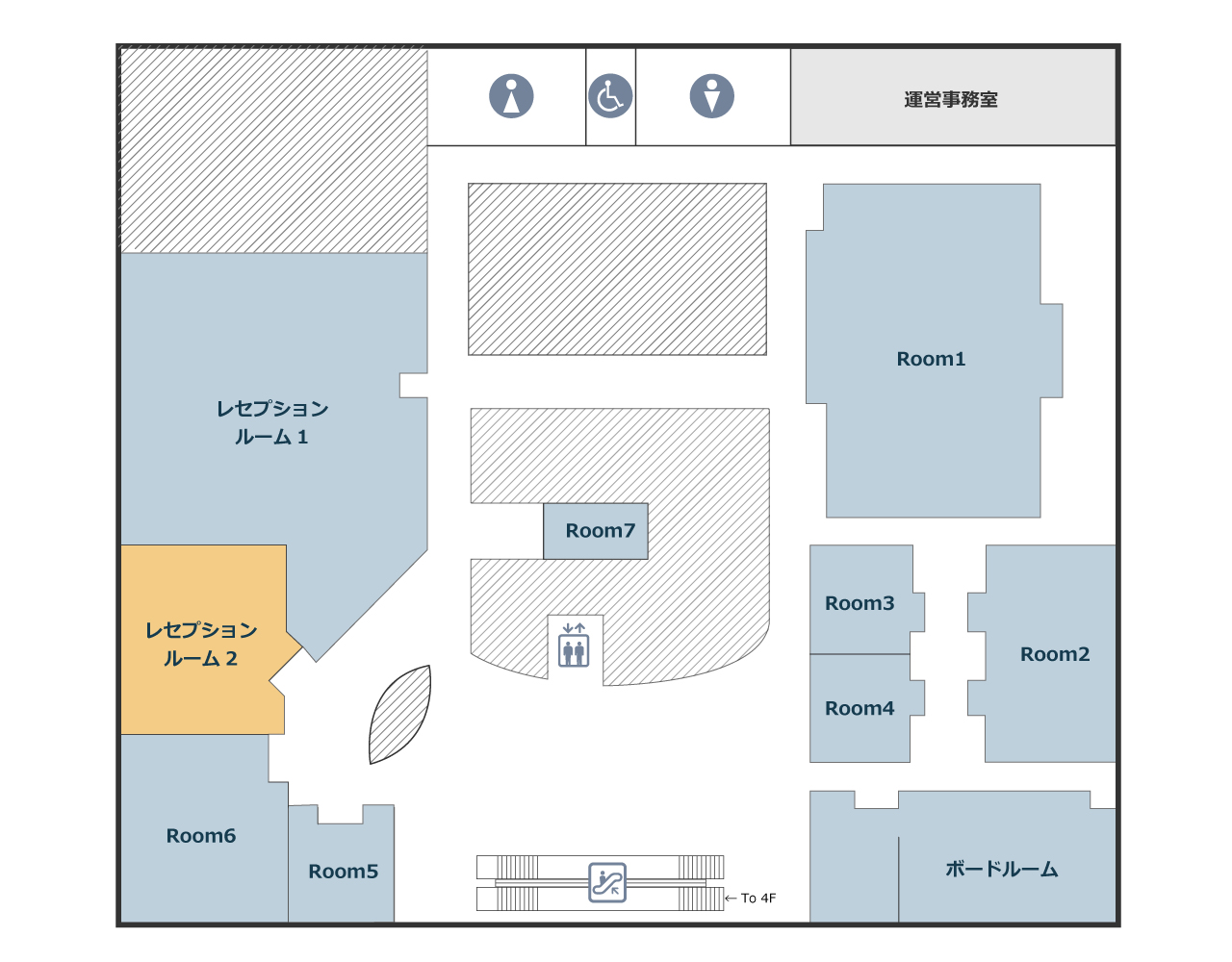 レセプションルーム2-floormap