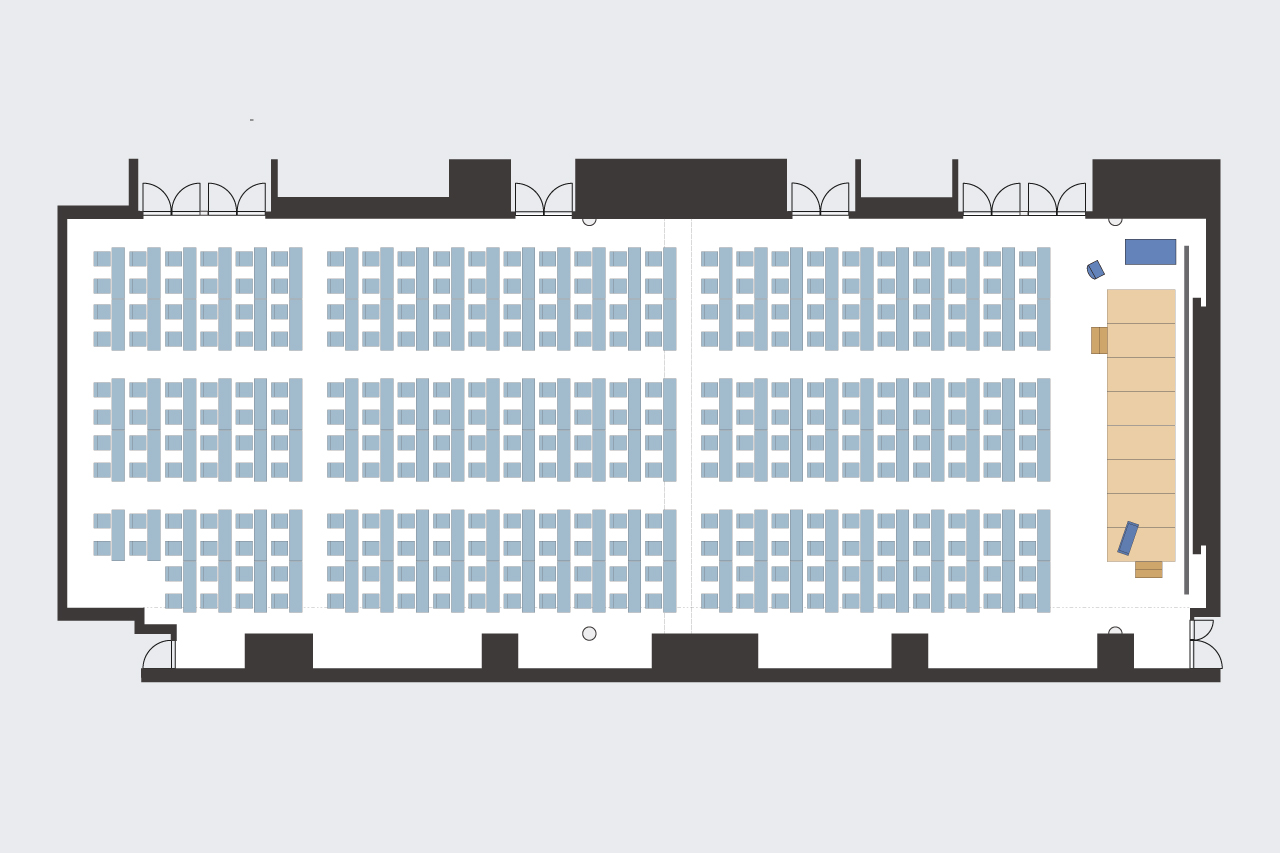 【ホールB】スクール2名掛け