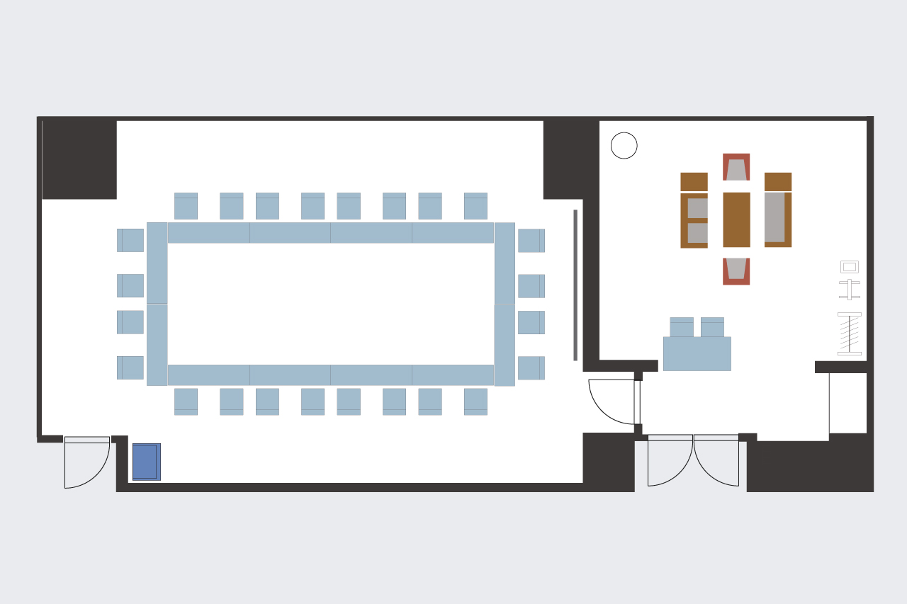 【ボードルーム】ロの字